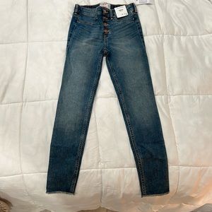 Abercrombie kids high rise jean jogger size 11/12 slim